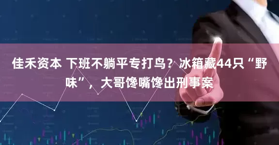 佳禾资本 下班不躺平专打鸟？冰箱藏44只“野味”，大哥馋嘴馋出刑事案